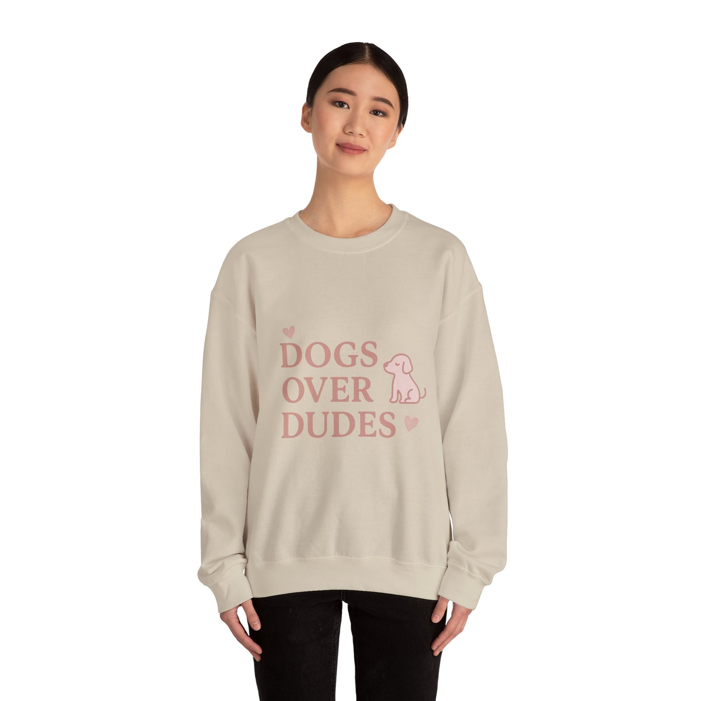 Dogs Over Dudes - Heavy Blend™ Crewneck Sweatshirt